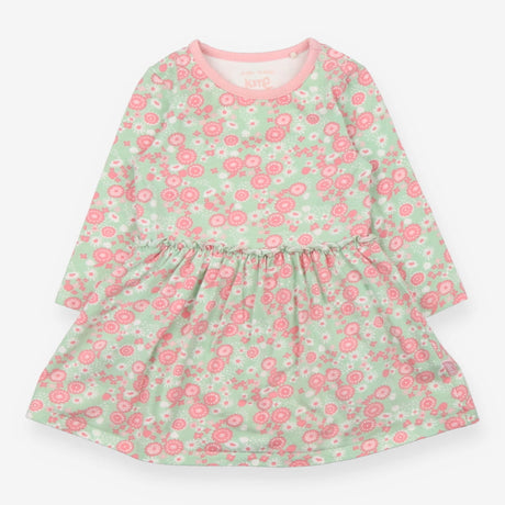 Bodydress Long Sleeved Green Pink Floral
