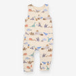 Romper Cream with Dinosaurs and Animals