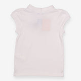 White Polo Shirt with Heart