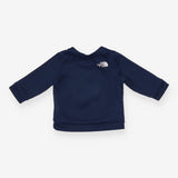 Navy sweater with logo