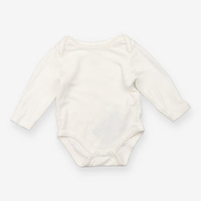 White Long Sleeve Bodysuit