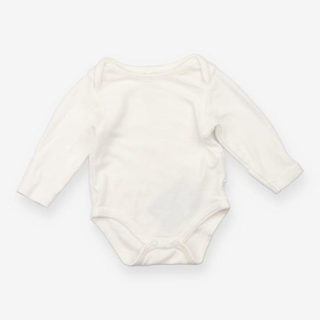 White Long Sleeve Bodysuit