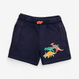Navy Dino Stack Jersey Shorts
