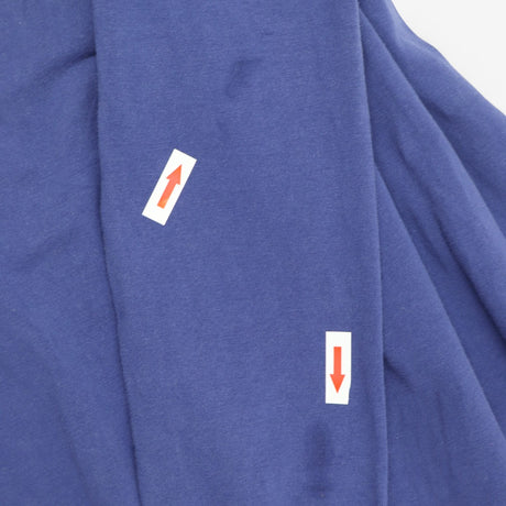 Dress navy jersey long sleeve white collar sleeve 