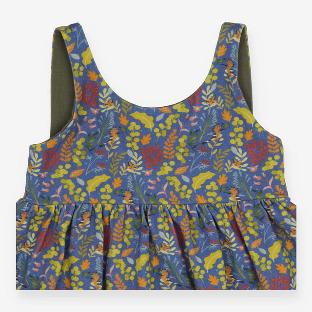 Whales & Whiskers Dungarees Navy Nature