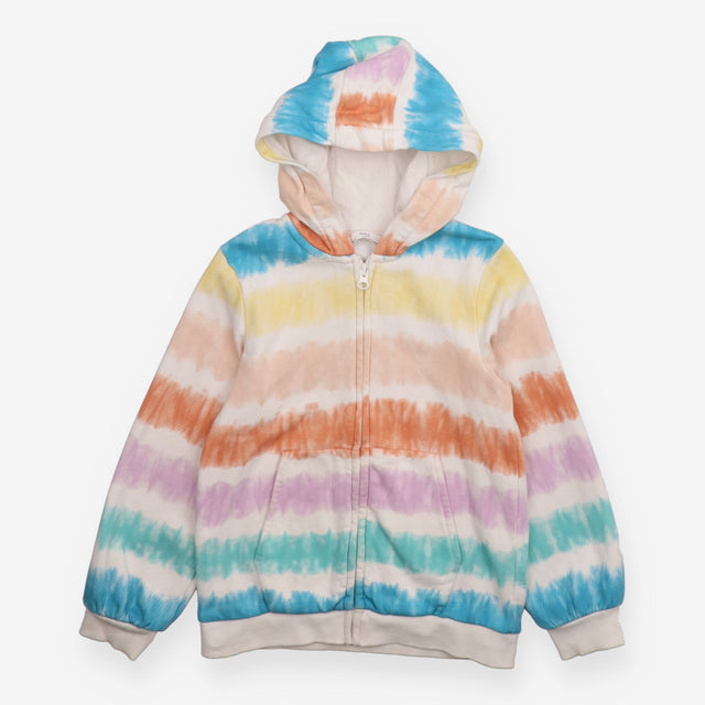 Tie Dye Zipped Hoodie