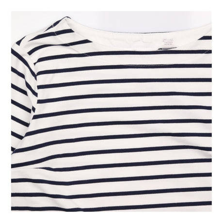 Tunic Top Navy Cream Stripe Maternity Nursing Long
