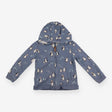 Blue Penguins Zip Hoodie