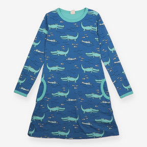 Blue Alligator Dress