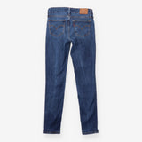 Skinny Jeans Mid Blue Wash Mid Rise Denim