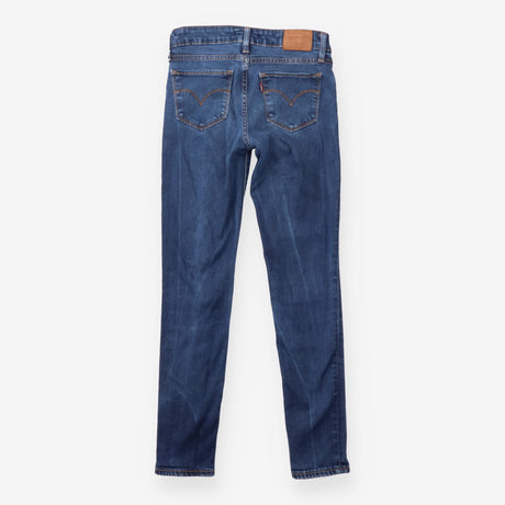Skinny Jeans Mid Blue Wash Mid Rise Denim