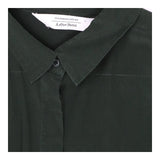 & Other Stories Green Silk Shirt – Long Sleeve, 10