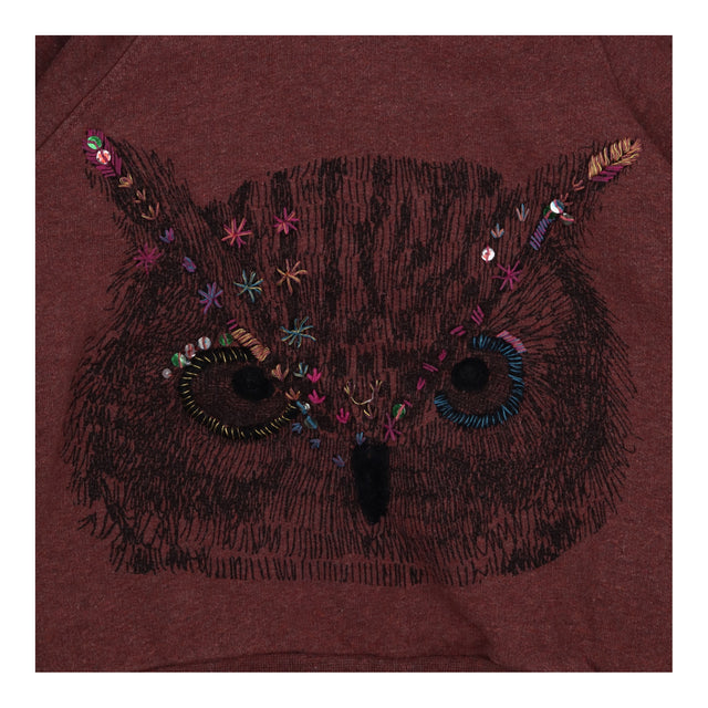 Soft Gallery Hoodie Brown Owl Applique