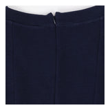 Dress navy ribbed