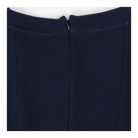 Dress navy ribbed