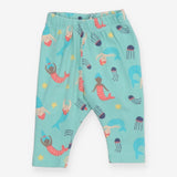 Legging Turquoise with Mermaids