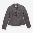 Blazer Grey Wool Tailored Smart