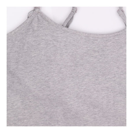 Nursing Vest Grey Cotton Maternity Breastfeeding T