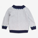Grey sweater with Bears at pond