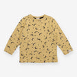 Tee LS yellow black spot half moons