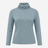 Top High Neck Long Sleeve Sage Green