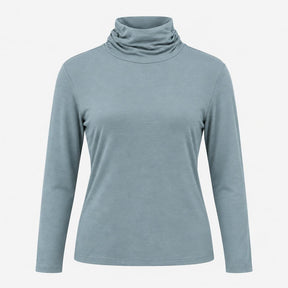 Top High Neck Long Sleeve Sage Green