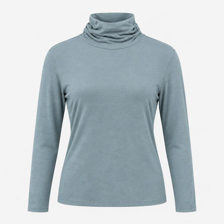 Top High Neck Long Sleeve Sage Green