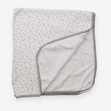 Blanket jersey white grey stars