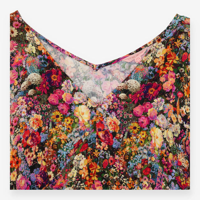 Tiered Dress Floral Multicolour