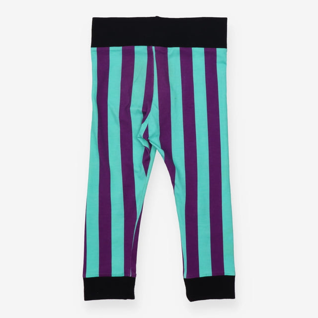 Green and Purple Striped Joggers 