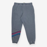 Hush Grey rainbow stripe joggers