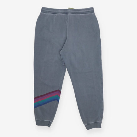 Hush Grey rainbow stripe joggers