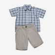 Shirt & Chino Short Outfit 2pcs