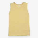 Yellow Ribbed Vest 