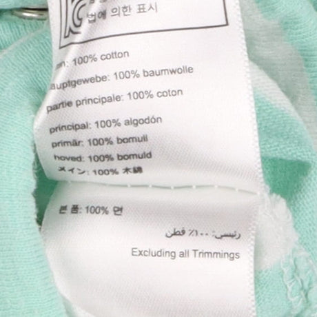 Romper Sleeveless Teal Stripe Happy Shark Pocket