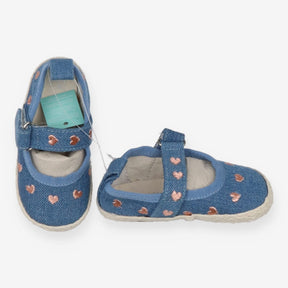Baby Denim Espadrille Shoes Blue