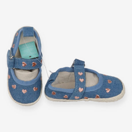 Baby Denim Espadrille Shoes Blue