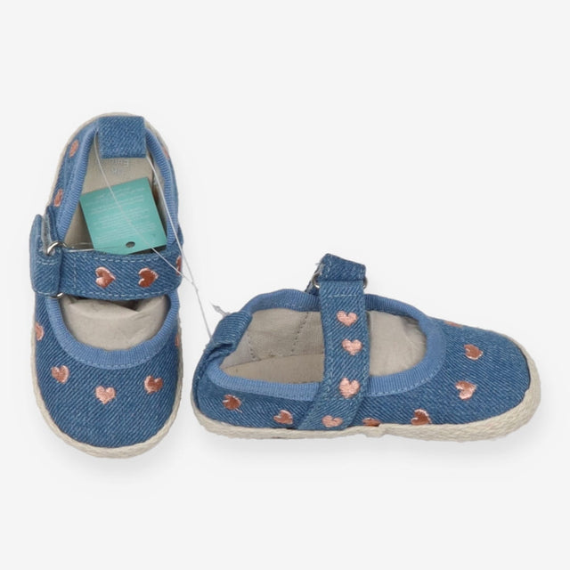 Baby Denim Espadrille Shoes Blue