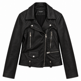 Bolongaro Trevor Jacket Black Sheep Leather Biker