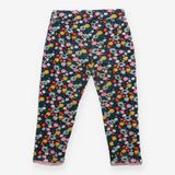 Leggings Reversible Pink Stripes and floral