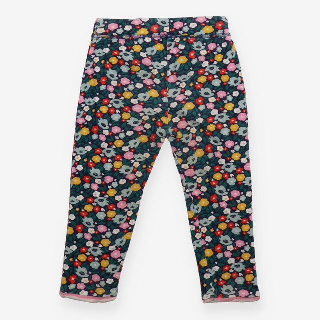 Leggings Reversible Pink Stripes and floral