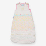 Sleeping Bag White Butterfly Floral with Heart 
