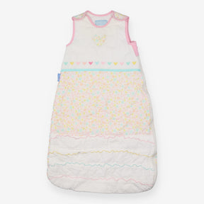 Sleeping Bag White Butterfly Floral with Heart 