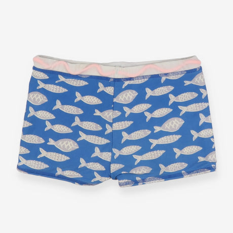 Blue Fish Swim Shorts