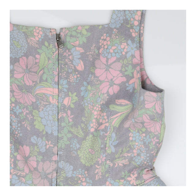 Marc by Marc Jacobs Floral Denim Tiered Dress Pink