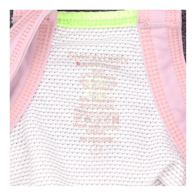 Dress Tennis Athletic Tiered Cross Back Grey Pink