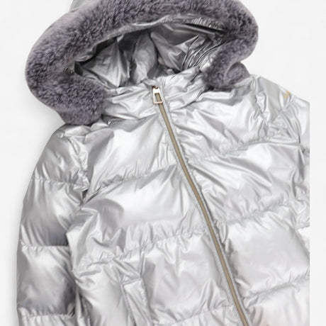 Coat Puffer Silver Respira