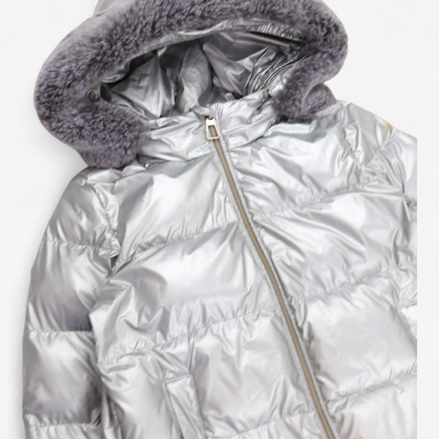 Coat Puffer Silver Respira