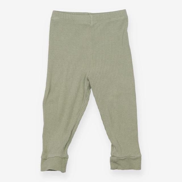 Leggings Ribbed Sage Green