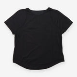 Black Short-Sleeve Performance Workout T-Shirt